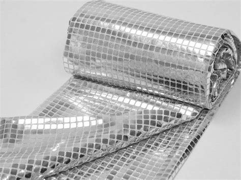 silver metallic foil disco ball mirror fabric|Silver Metallic Foil Disco Ball Fabric Roll .